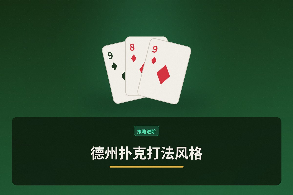 德州扑克打法教学示意图:紧凶 TAG、松凶 LAG、对手类型、动态调整